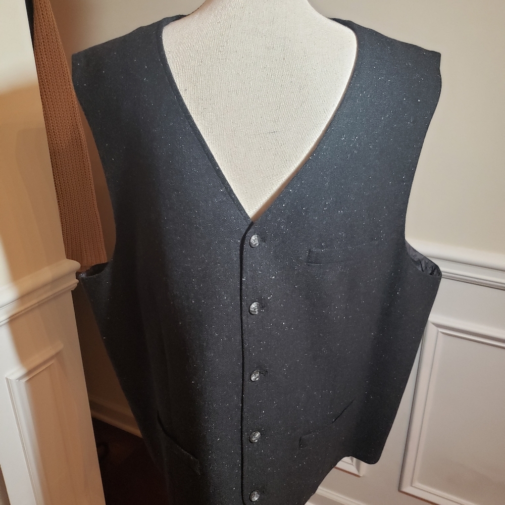 Joseph Abboud black&white design vest size 2Xl